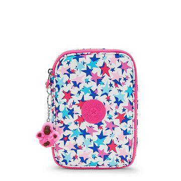 Kipling 100 Pens Printed Case Bags Poppy Stars | AU 1892RV